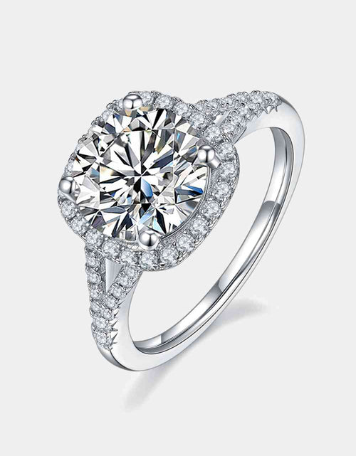 Load image into Gallery viewer, 3 Carat Moissanite Halo Ring
