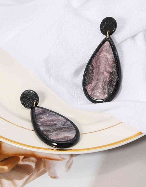 Load image into Gallery viewer, Teardrop Acrylic Earrings
