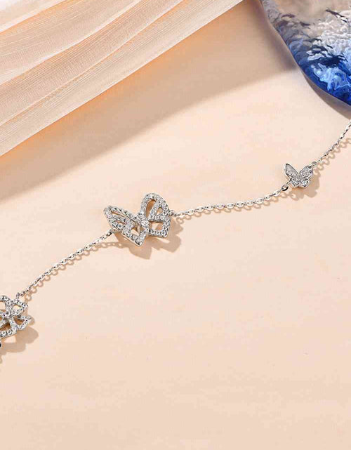 Load image into Gallery viewer, Moissanite Butterfly Shape Bracelet
