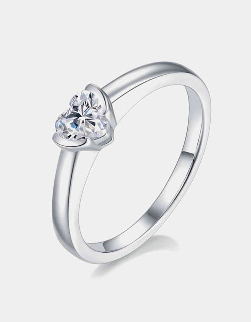 Load image into Gallery viewer, Moissanite 925 Sterling Silver Solitaire Ring
