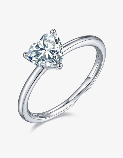 Load image into Gallery viewer, 1 Carat Moissanite 925 Sterling Silver Solitaire Ring
