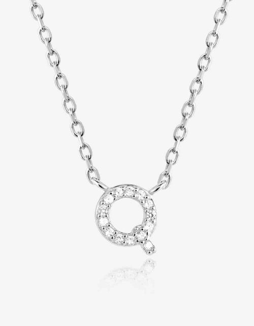 Load image into Gallery viewer, Q To U Zircon 925 Sterling Silver Necklace
