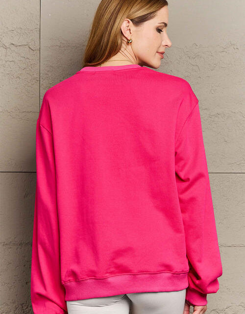 Load image into Gallery viewer, Simply Love Full Size LIT Long Sleeve Sweatshirt
