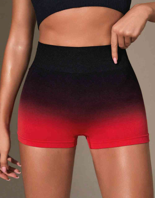 Load image into Gallery viewer, Gradient Wide Waistband Sports Shorts
