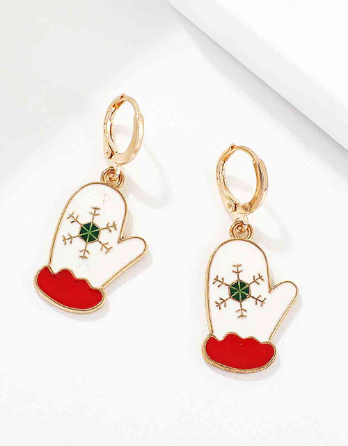 Load image into Gallery viewer, Christmas Theme Alloy Earrings
