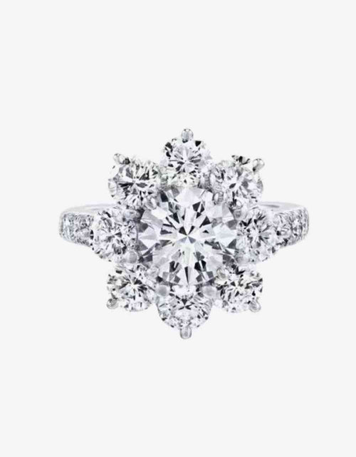 Load image into Gallery viewer, 1 Carat Moissanite Flower Ring
