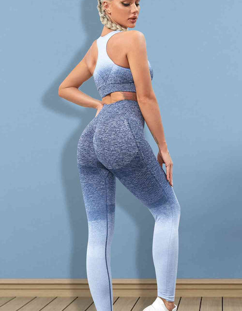 Load image into Gallery viewer, Gradient Sports Tank and Leggings Set
