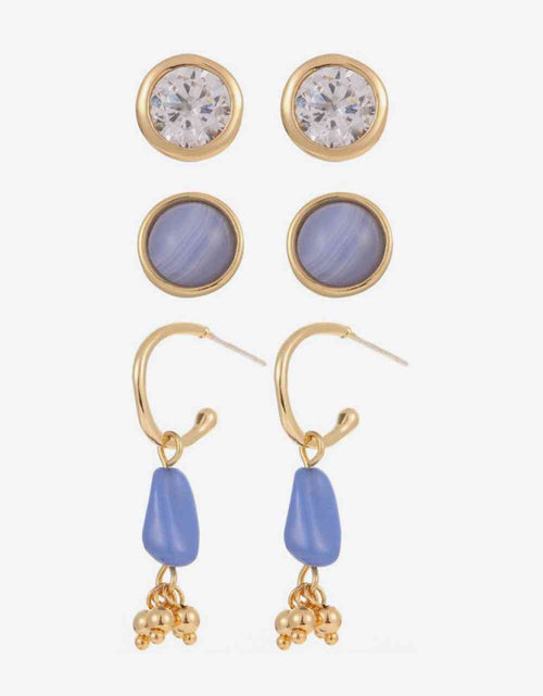 Load image into Gallery viewer, Stone Drop Earrings
