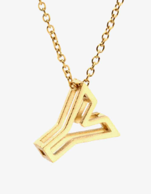 Load image into Gallery viewer, U to Z Letter Pendant Nekclace
