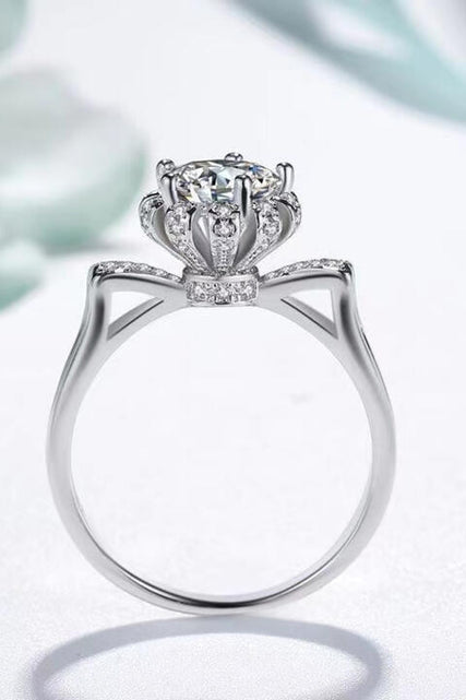 Load image into Gallery viewer, 1 Carat Moissanite 925 Sterling Silver Ring
