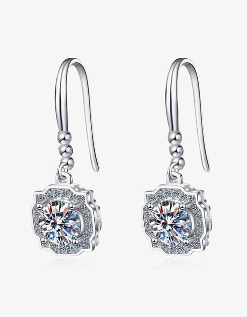 Load image into Gallery viewer, 925 Sterling Silver Moissanite Hook Earrings
