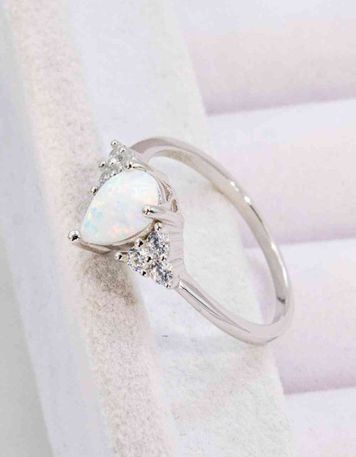 Load image into Gallery viewer, Limitless Love Opal and Zircon Ring
