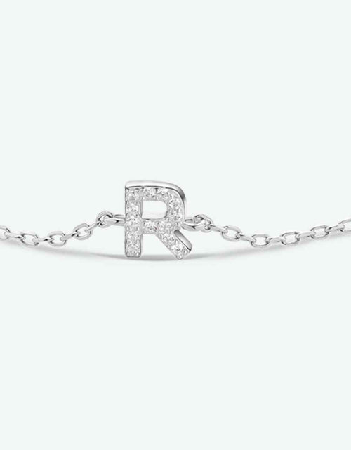 Load image into Gallery viewer, Q To U Zircon 925 Sterling Silver Bracelet
