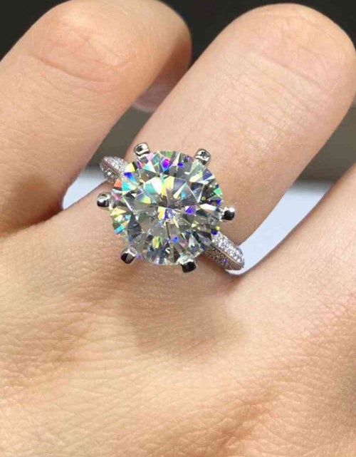 Load image into Gallery viewer, 5 Carat  Moissanite 6-Prong Ring
