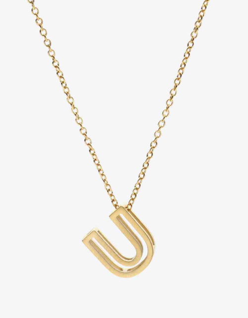 Load image into Gallery viewer, U to Z Letter Pendant Nekclace
