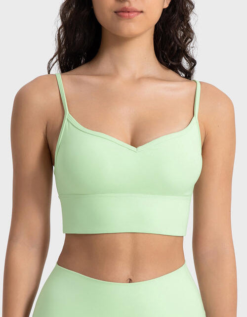 Load image into Gallery viewer, Spaghetti Strap Sport Bra
