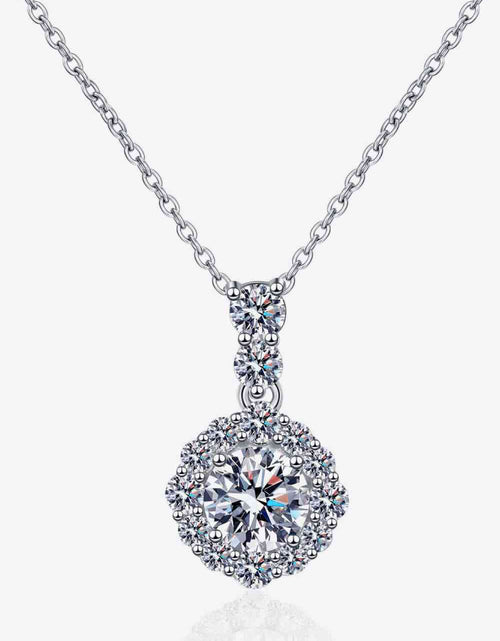 Load image into Gallery viewer, 1 Carat Moissanite 925 Sterling Silver Necklace
