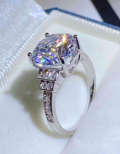 Load image into Gallery viewer, 5 Carat Moissanite 925 Sterling Silver Ring
