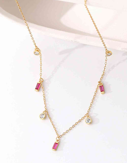 Load image into Gallery viewer, 18K Gold Plated Multi-Charm Chain Necklace
