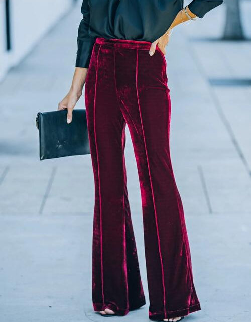 Load image into Gallery viewer, High Waist Flare Pants
