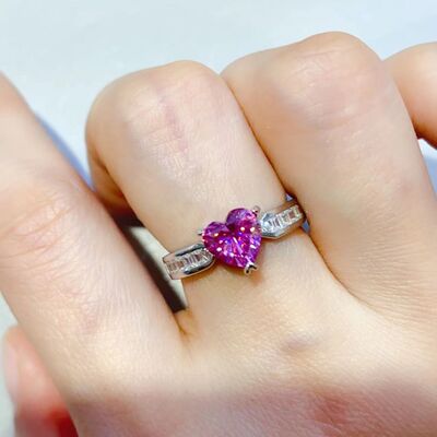 Load image into Gallery viewer, 1 Carat Moissanite 925 Sterling Silver Ring
