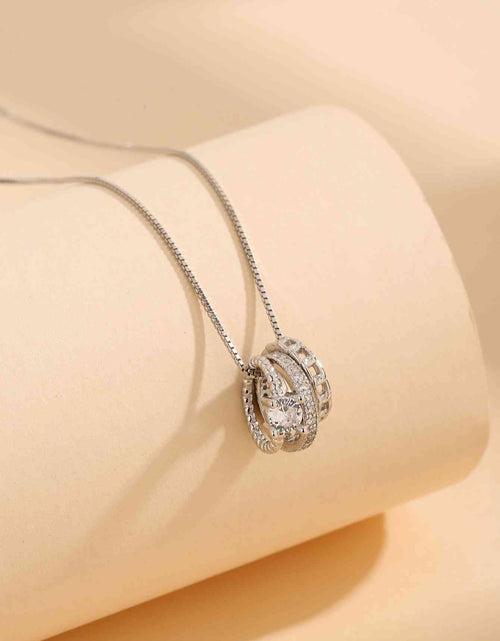 Load image into Gallery viewer, Zircon 925 Sterling Silver Necklace
