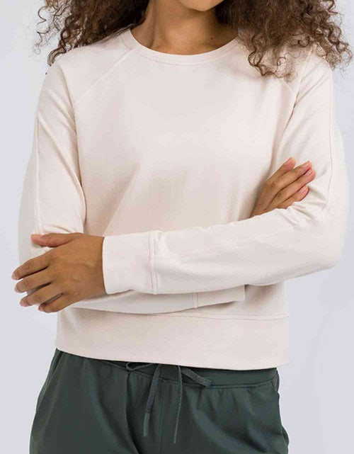 Load image into Gallery viewer, Cozy and Fabulous Raglan Sleeve Sports Top
