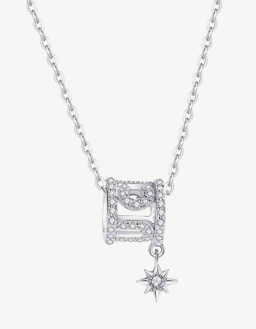 Load image into Gallery viewer, Rely On Fate Cubic Zirconia Pendant Necklace
