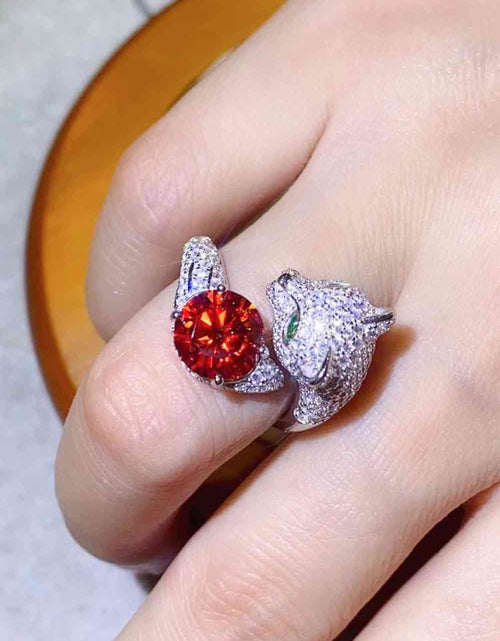 Load image into Gallery viewer, 2 Carat Moissanite Adjustable Animal Ring
