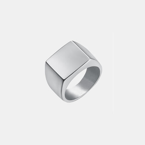 Load image into Gallery viewer, Square Titanium Steel Ring
