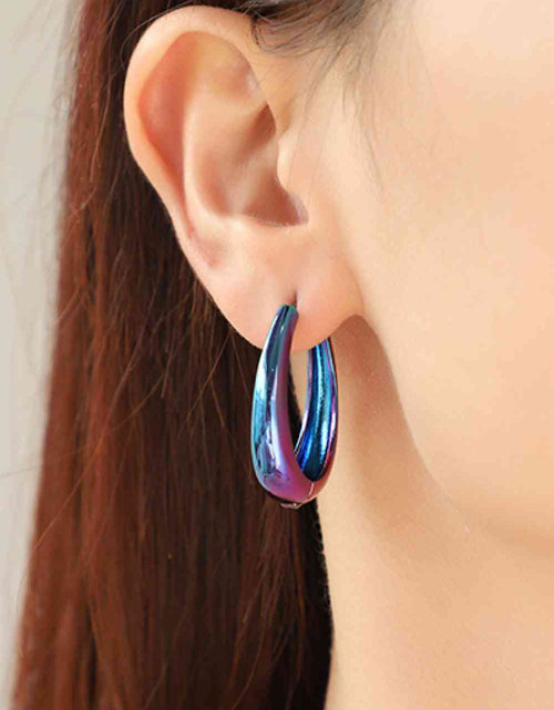 Load image into Gallery viewer, Multicolored Huggie Earrings
