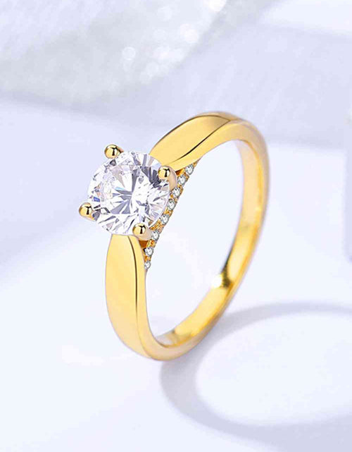 Load image into Gallery viewer, Classic 925 Sterling Silver Moissanite Ring
