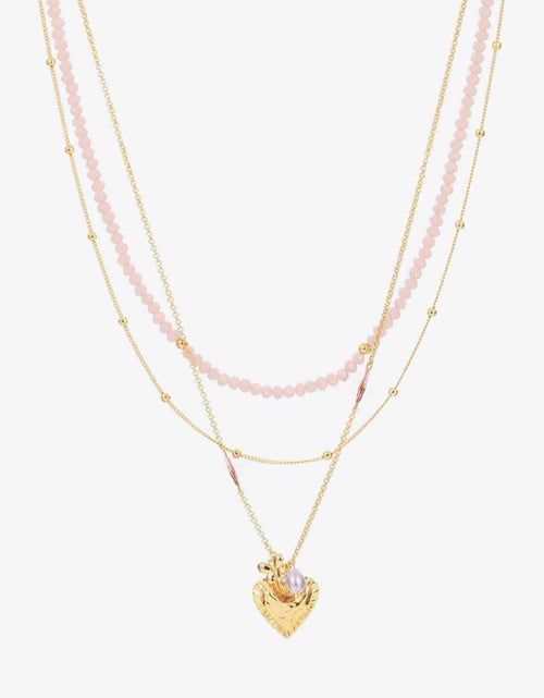 Load image into Gallery viewer, Heart Pendant Layered Necklace
