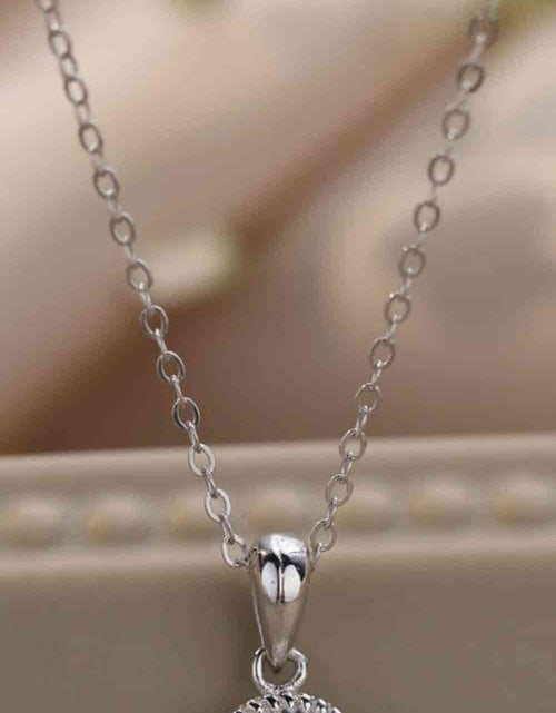 Load image into Gallery viewer, Opal Round Pendant Chain Necklace
