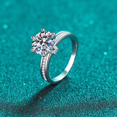 Load image into Gallery viewer, 3 Carat Moissanite 925 Sterling Silver Ring
