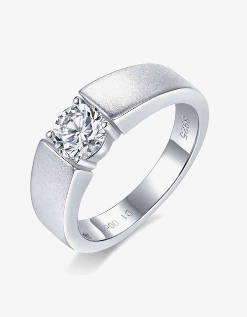 Load image into Gallery viewer, 925 Sterling Silver I Carat Moissanite Ring
