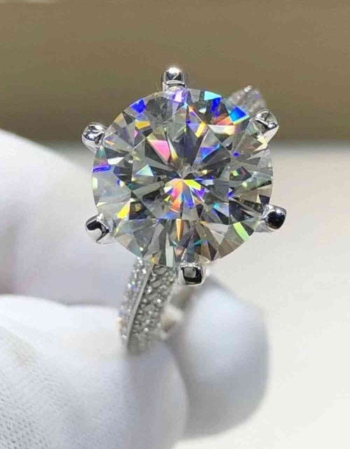 Load image into Gallery viewer, 5 Carat  Moissanite 6-Prong Ring
