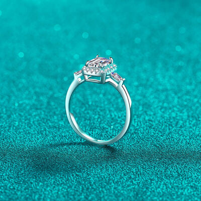 Load image into Gallery viewer, 1 Carat Moissanite 925 Sterling Silver Ring
