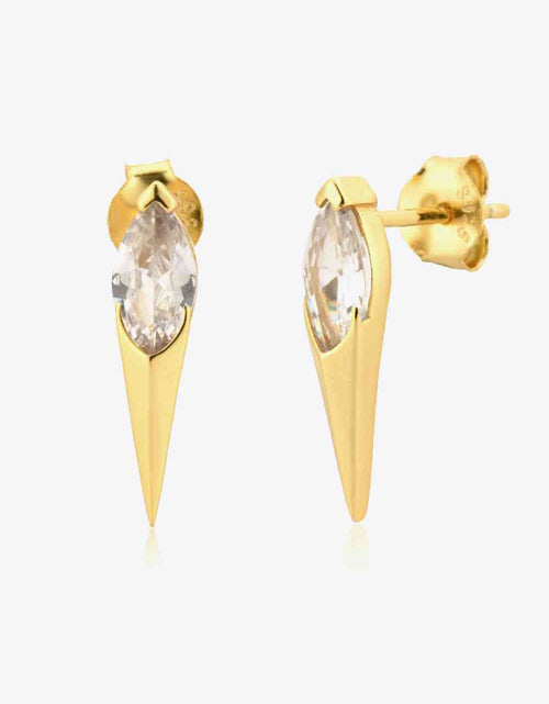 Load image into Gallery viewer, Zircon Decor 925 Sterling Silver Earrings
