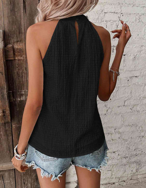 Load image into Gallery viewer, Halter Neck Dot Detail Top
