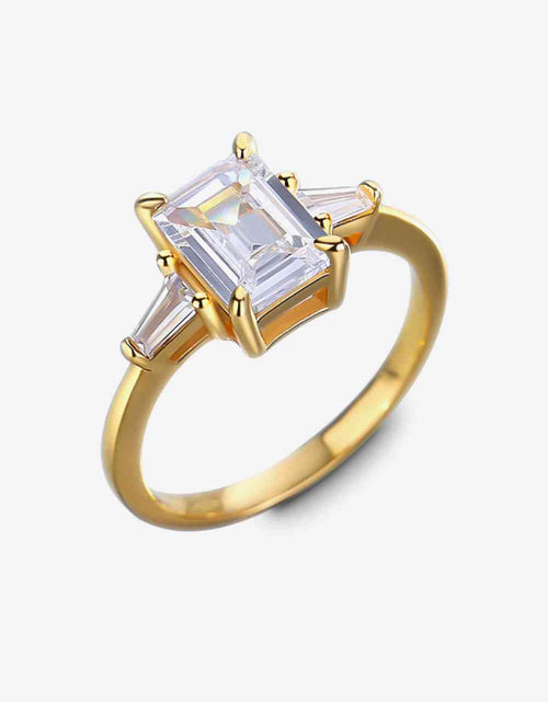 Load image into Gallery viewer, 2 Carat Moissanite Rectangle Ring
