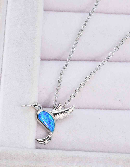 Load image into Gallery viewer, Opal Bird 925 Sterling Silver Necklace
