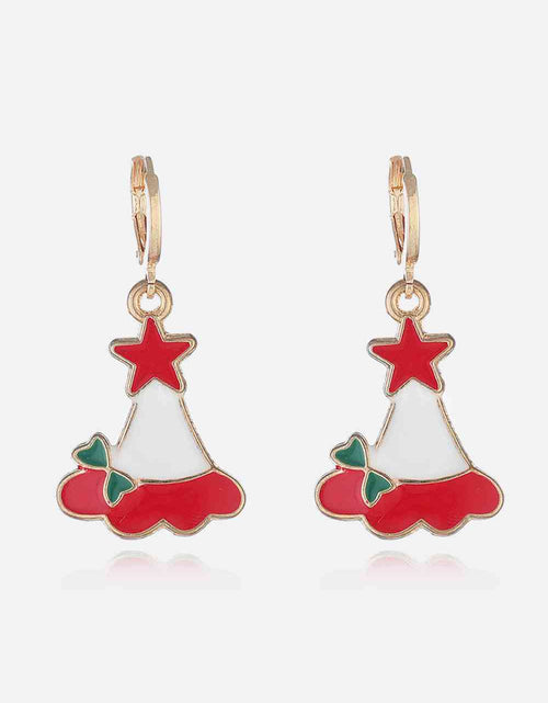 Load image into Gallery viewer, Christmas Theme Alloy Earrings
