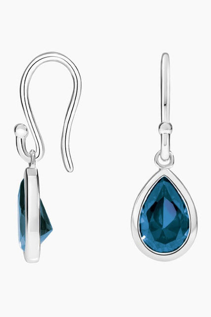 Load image into Gallery viewer, 925 Sterling Silver Teardrop Earrings
