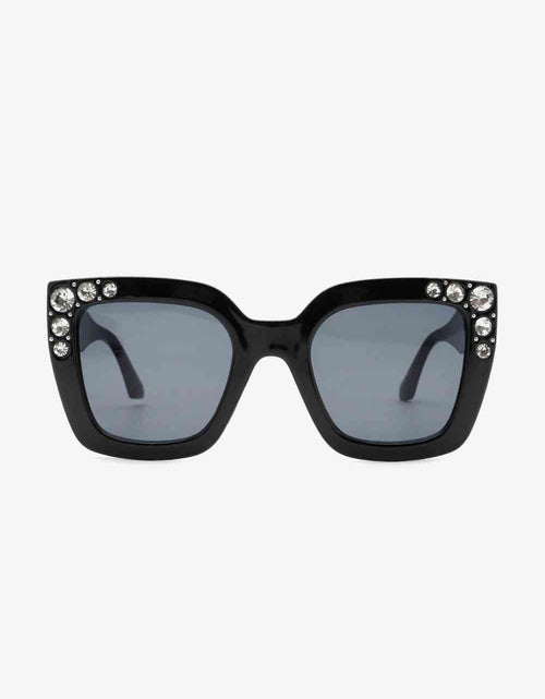 Load image into Gallery viewer, Inlaid Rhinestone Polycarbonate Sunglasses
