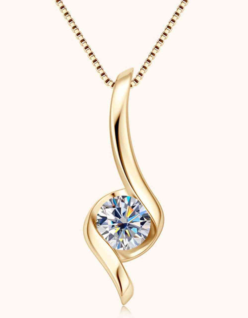 Load image into Gallery viewer, 1 Carat Moissanite 925 Sterling Silver Necklace
