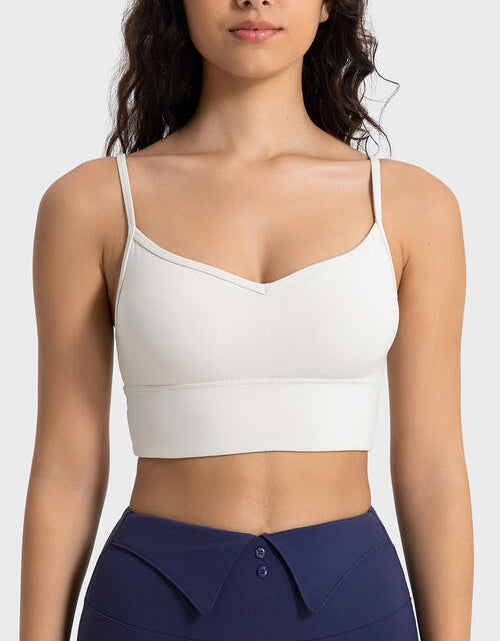 Load image into Gallery viewer, Spaghetti Strap Sport Bra
