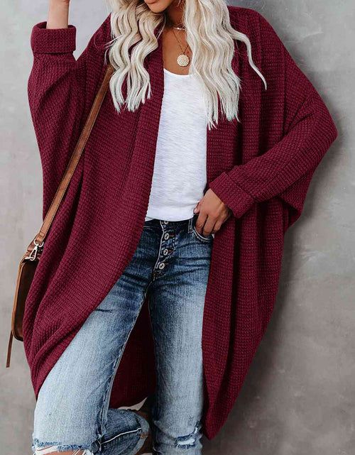 Load image into Gallery viewer, Open Front Long Sleeve Cardigan
