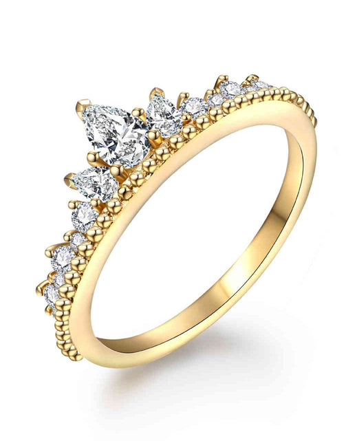 Load image into Gallery viewer, Crown Shape Moissanite Ring
