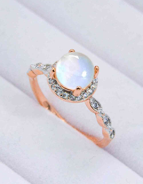 Load image into Gallery viewer, Round Moonstone Ring
